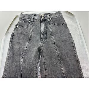 Madewell Women's Size 24 Gray The Perfect Vintage Straight Leg Jeans Ankle